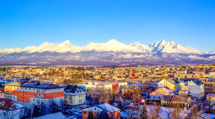 Onze autoverhuurservices bieden een gevarieerde selectie van voertuigen in Poprad.